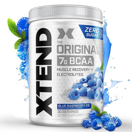 Bluelac The Original BCAA Powder For Faster Muscles Recovery with Electrolytes 7g BCAAs with Zero Sugar 30 Servings BCAA (420g, Blue raspberry)
